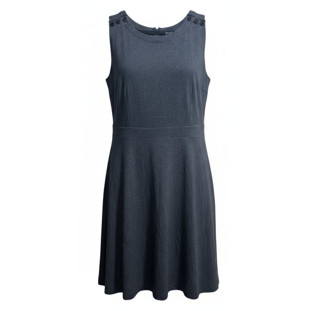 NWT | Loft Plus | Sleeveless Rayon Black Casual Dress | Size 16 Plus